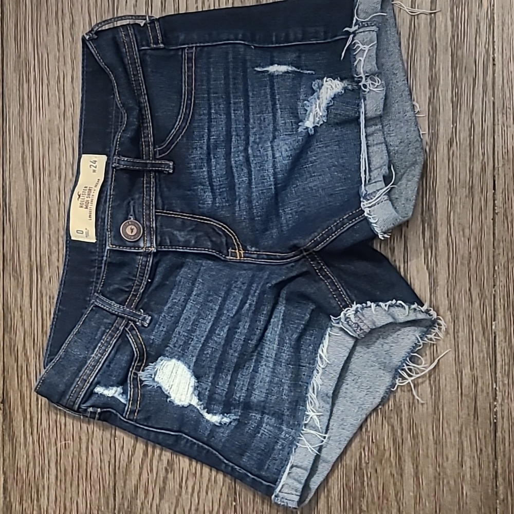 Hollister jean shorts